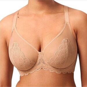 HSIA Mermaid Scales Nude Bra